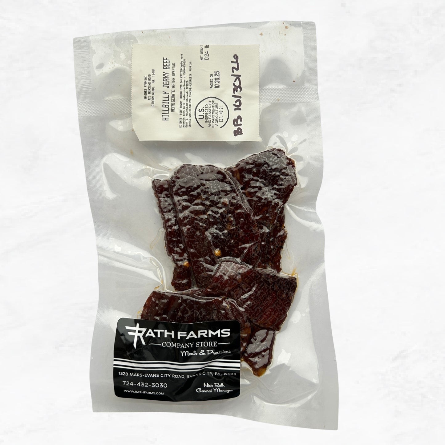 Hillbilly Beef Jerky