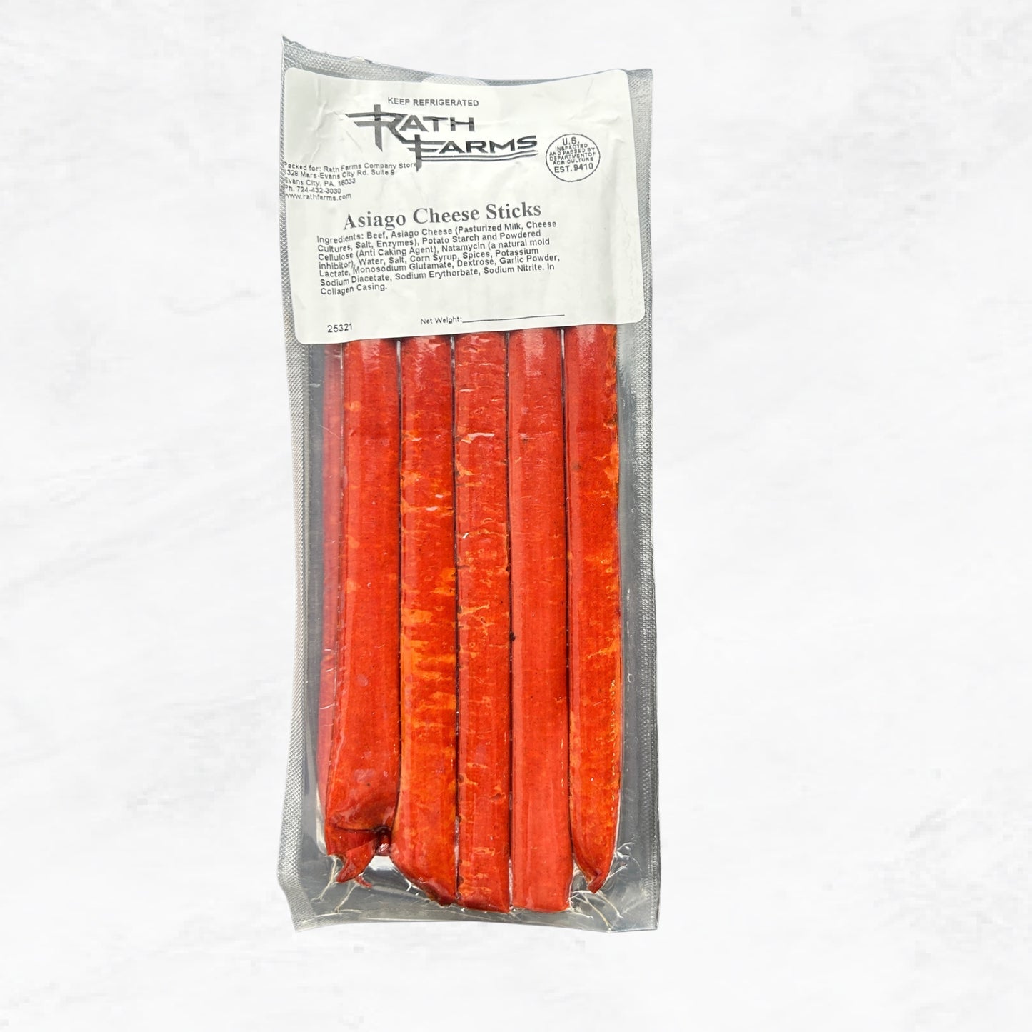 Asiago Beef Sticks