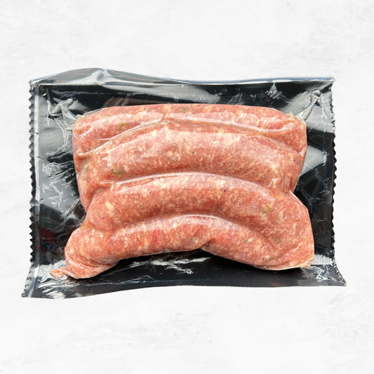 Green Pepper and Onion Sausage Links