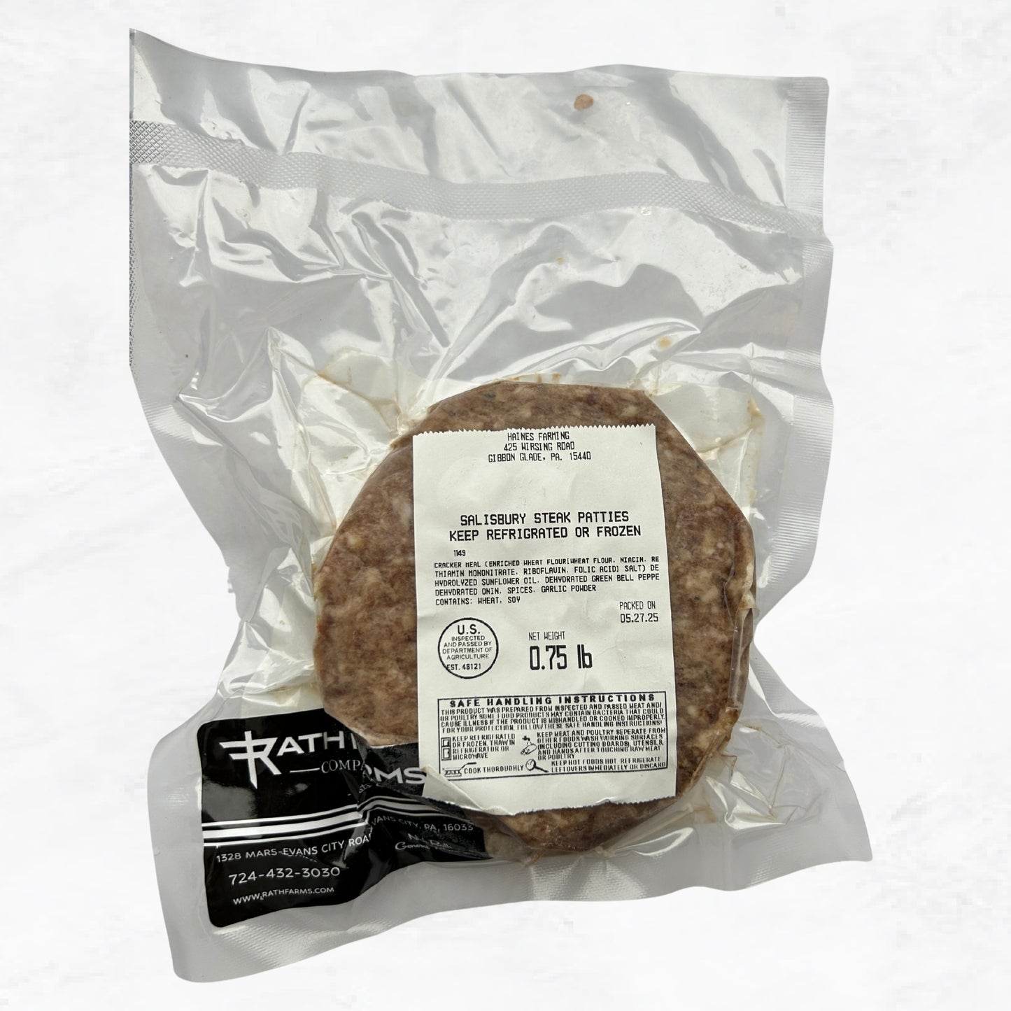 Salisbury Steak Hamburger Patties (6oz)