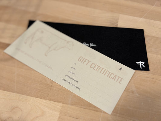Printed Gift Certificate