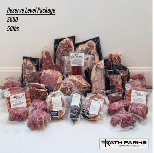 The RF Reserve Beef Package (50LBS)