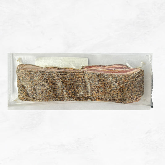 Smoked Peppered Pork Bacon